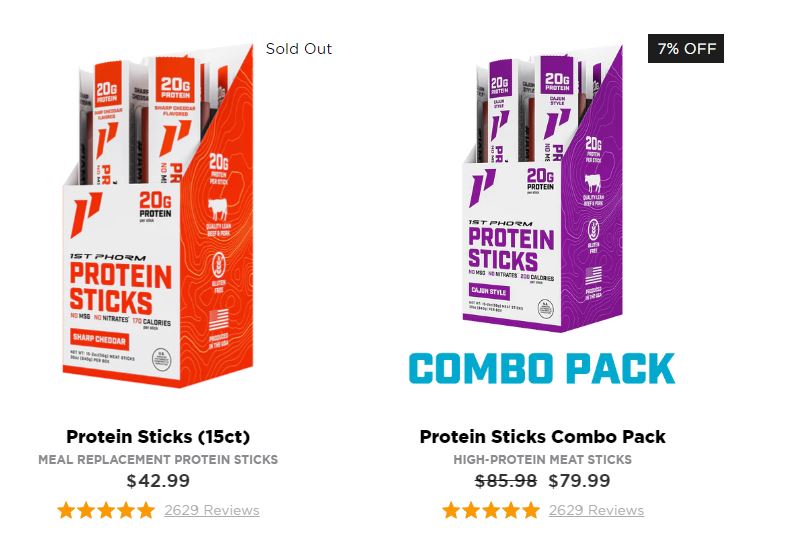 1st Phorm Beef Sticks