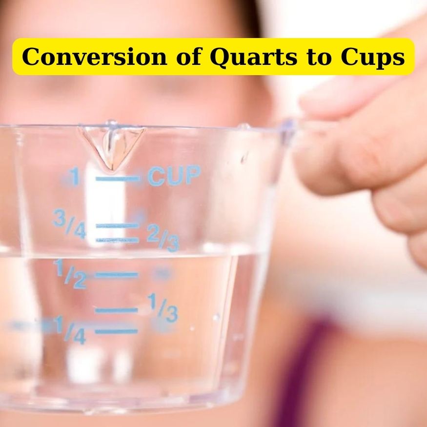 Conversion of Quarts to Cups