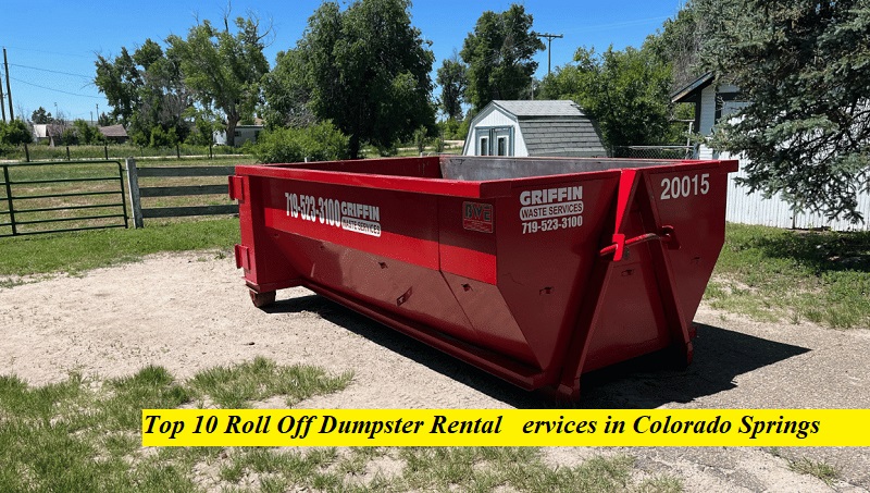 Top 10 Roll Off Dumpster Rental Services in Colorado Springs