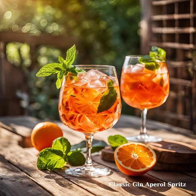 Classic Gin Aperol Spritz