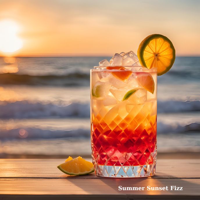 Summer Sunset Fizz