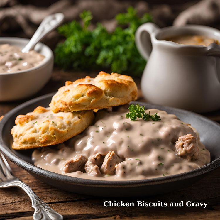 Chicken Biscuits and Gravy